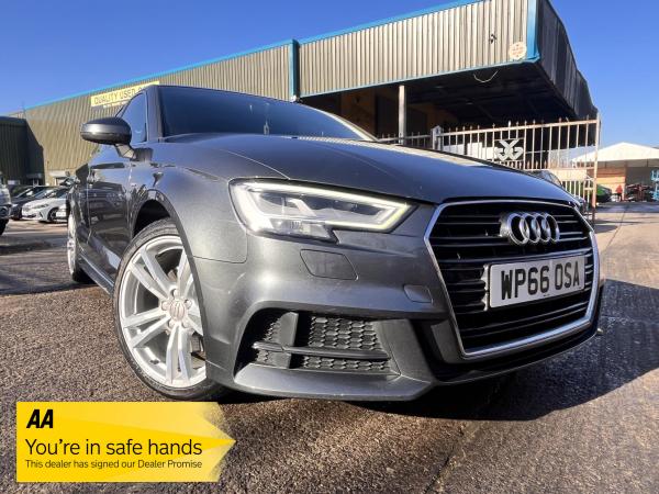 Audi A3 2.0 TDI S line Saloon 4dr Diesel S Tronic Auto 6Spd quattro Euro 6 (s/s) (184 ps)