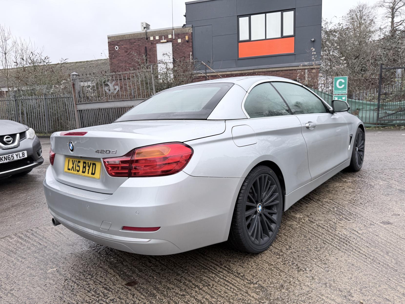 BMW 4 Series 2.0 420d Luxury Convertible 2dr Diesel Auto Euro 6 (s/s) (184 ps)