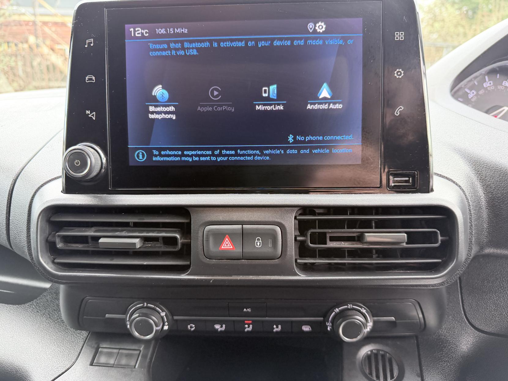 Peugeot Partner 1.5 BlueHDi 1000 Professional Premium + Standard Panel Van 5dr Diesel Manual SWB Euro 6 (s/s) (100 bhp)