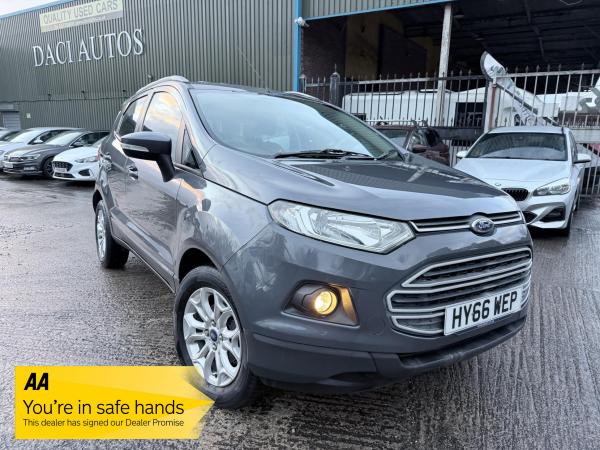 Ford EcoSport 1.0T EcoBoost Zetec SUV 5dr Petrol Manual 2WD Euro 6 (s/s) (125 ps)